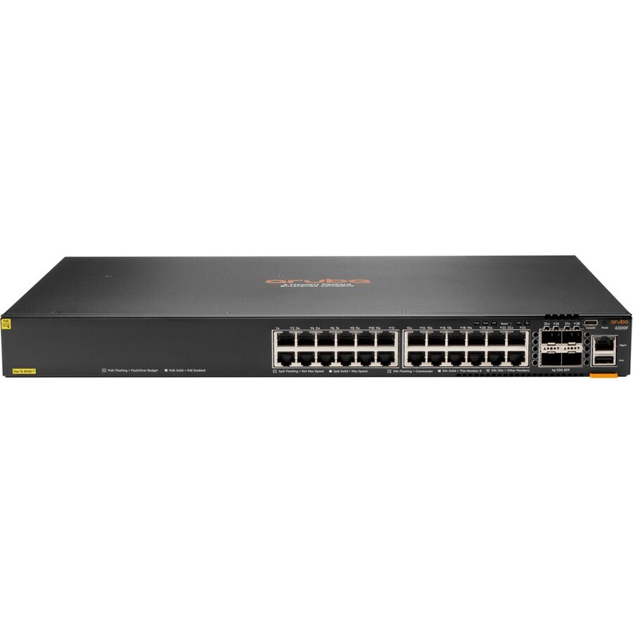 ARUBA 6300F 24G CL4 POE 4SFP56 SW