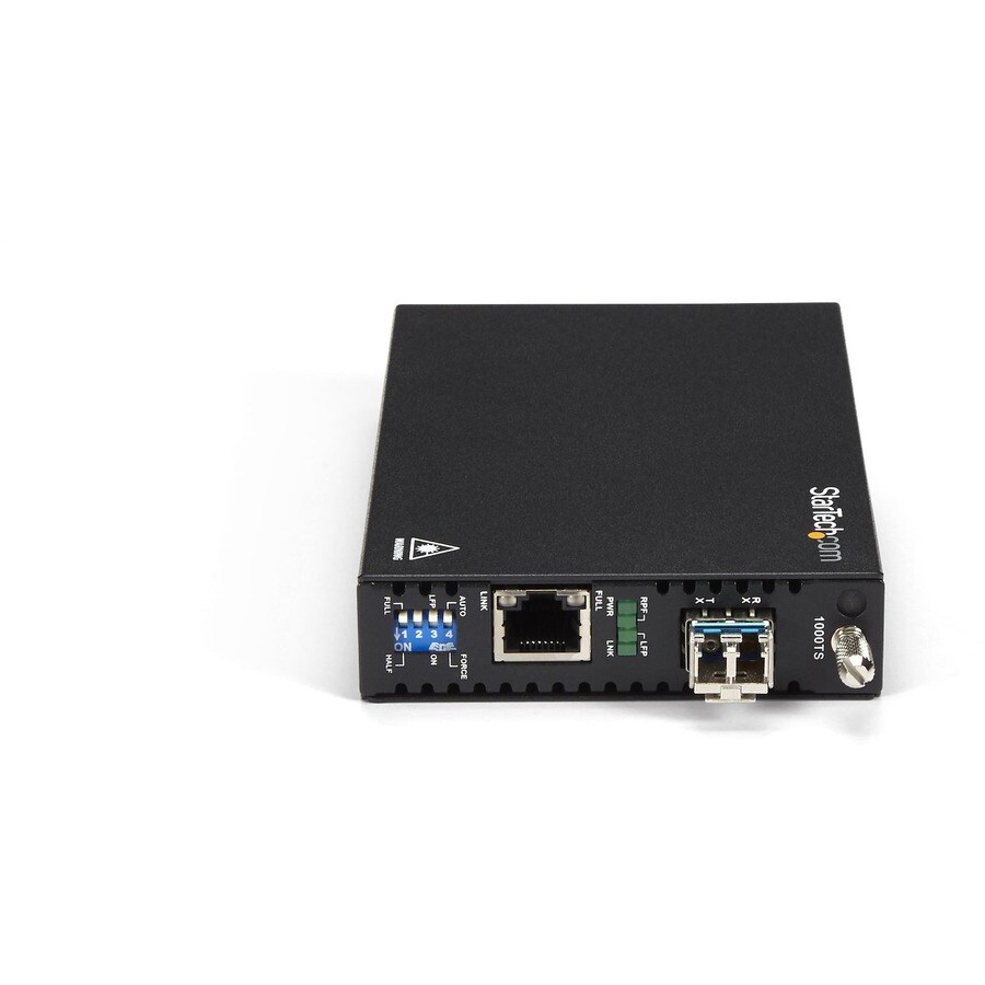 GbE Fiber Media Converter - SM LC 10 km