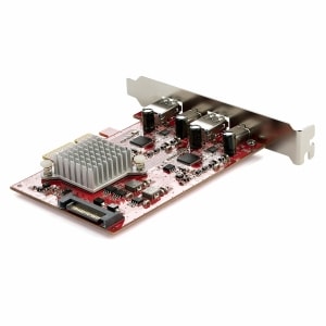 4-Port USB PCIe Card - 10Gbps 2x USB-C 2