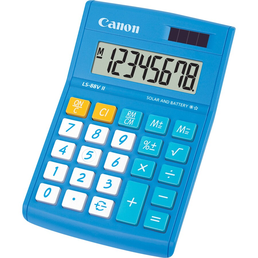 LS88VIIB 8 Digit Calculator Blue