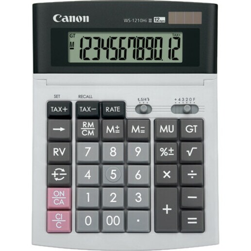WS1210 Hi III 12 Digit Desktop Calculato