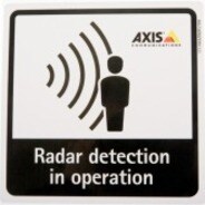 RADAR DETECTION STICKER EN 10PCS