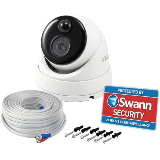 1080P DOME CAMERA PIR MOTION SENSOR WHT