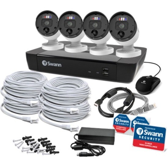 12MP NVR/2TB HDD/8CH NVR/4X BULLET CAM