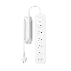 4-OUTLET SURGE PROTECTOR WITH DUAL USB-C