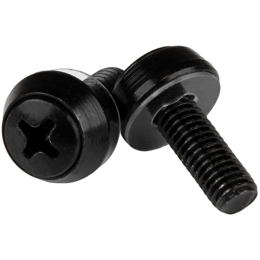 M6 Mounting Screws - 50 Pack Black