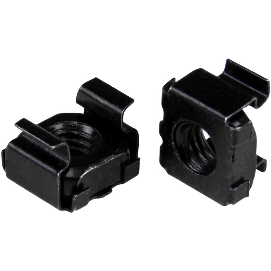 M6 Cage Nuts - 100 Pack Black