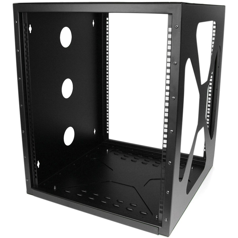 12U 19in Wall Mount Side Mount Open Rack