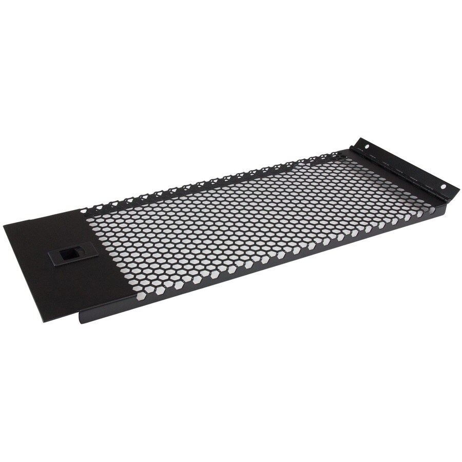 4U Vented Blank Panel with Hinge