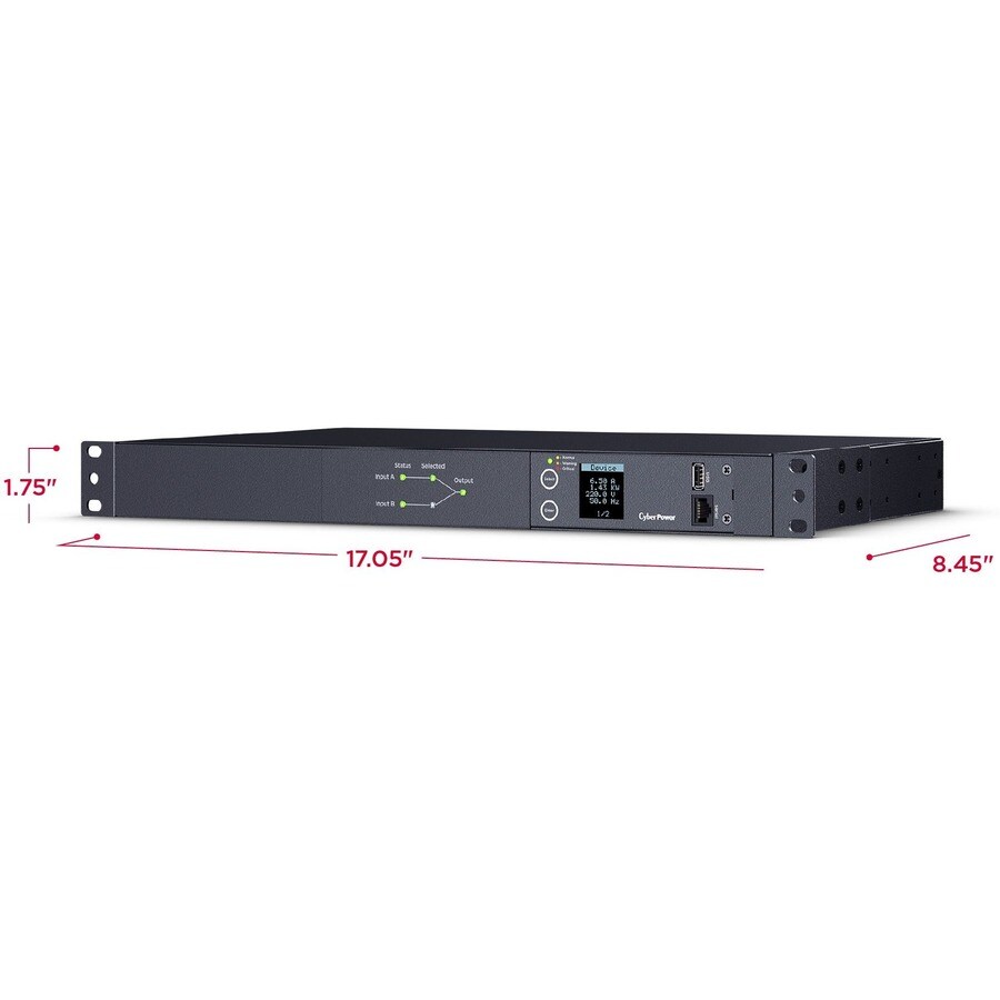 METERED AUTO TRANSFER SWITCH 10AMP