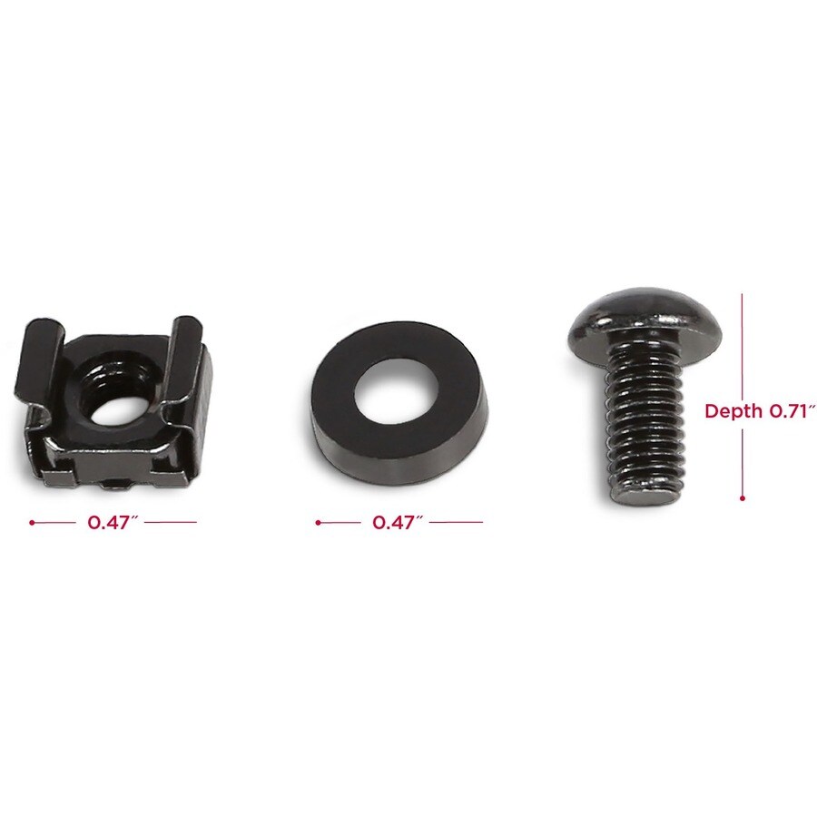 M6 CAGE NUT AND SCREW HARDWARE (M6)