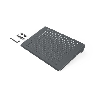 CONTROL SHELF FOR HECKLER AV CART BLK GY