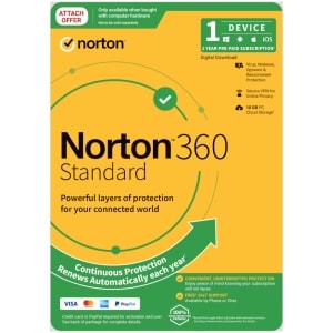 NORTON 360 STANDRD 1U 1D 12MO RSP DRMKEY