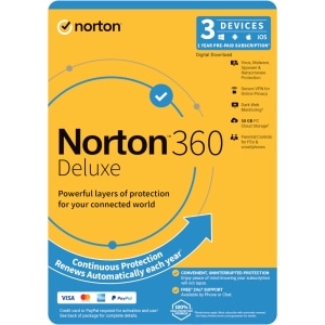 NORTON 360 DELUXE 1U 3D 12MO RSP DRMKEY