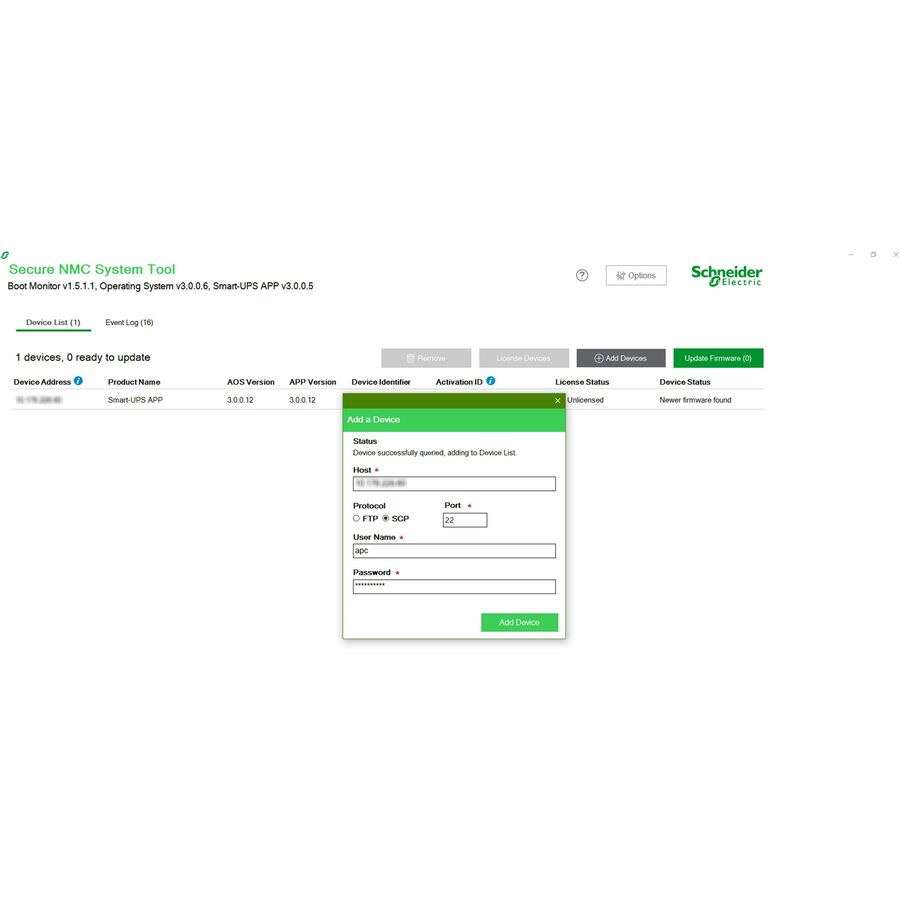 NMC3 for Smart-UPS - 1 Year Support