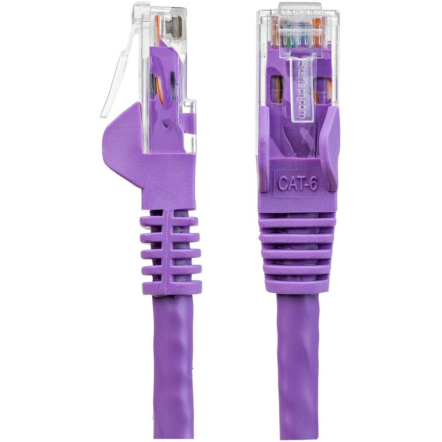 2m Purple Snagless UTP Cat6 Patch Cable