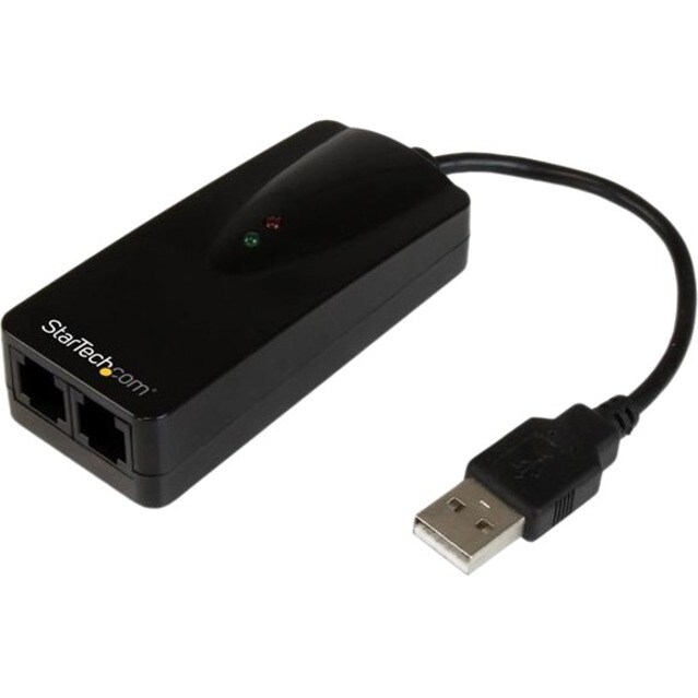 External USB Fax Modem - 2-port - 56K