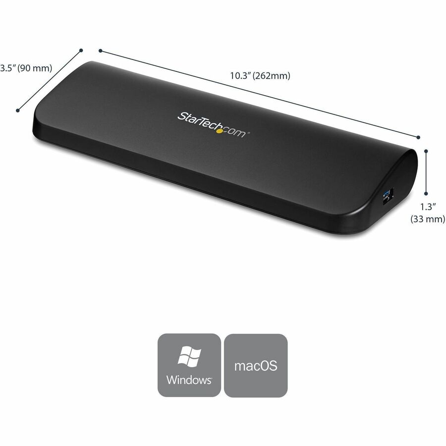 Universal Dual Video USB 3.0 Laptop Dock