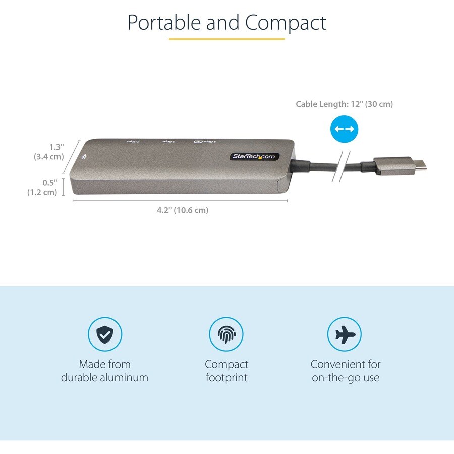 USB C Multiport Adapter 4K 60Hz HDMI/PD