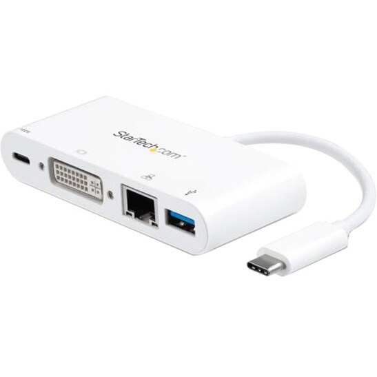 USB-C Multiport Adapter - PD - DVI - GbE