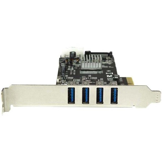 4 Port Quad Bus PCIe USB 3 Card w/ UASP