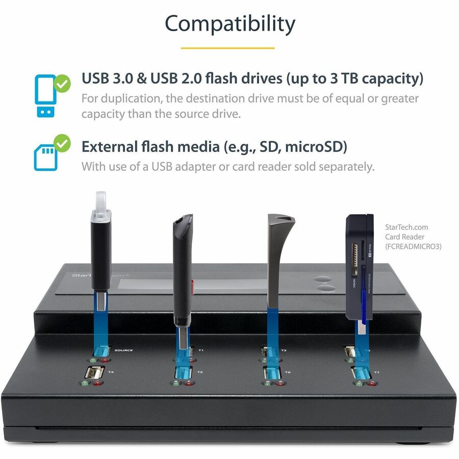 USB Duplicator/Eraser - 1:7 Standalone