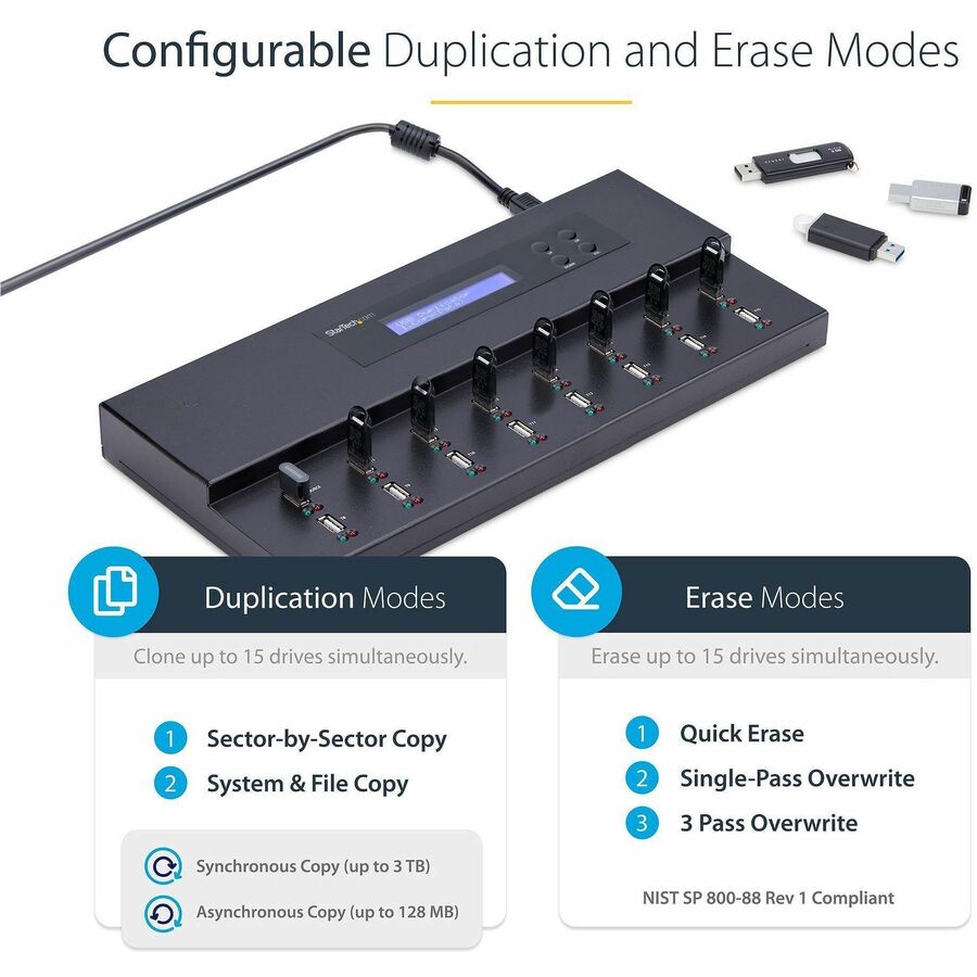 USB Duplicator/Eraser - 1:15 Standalone