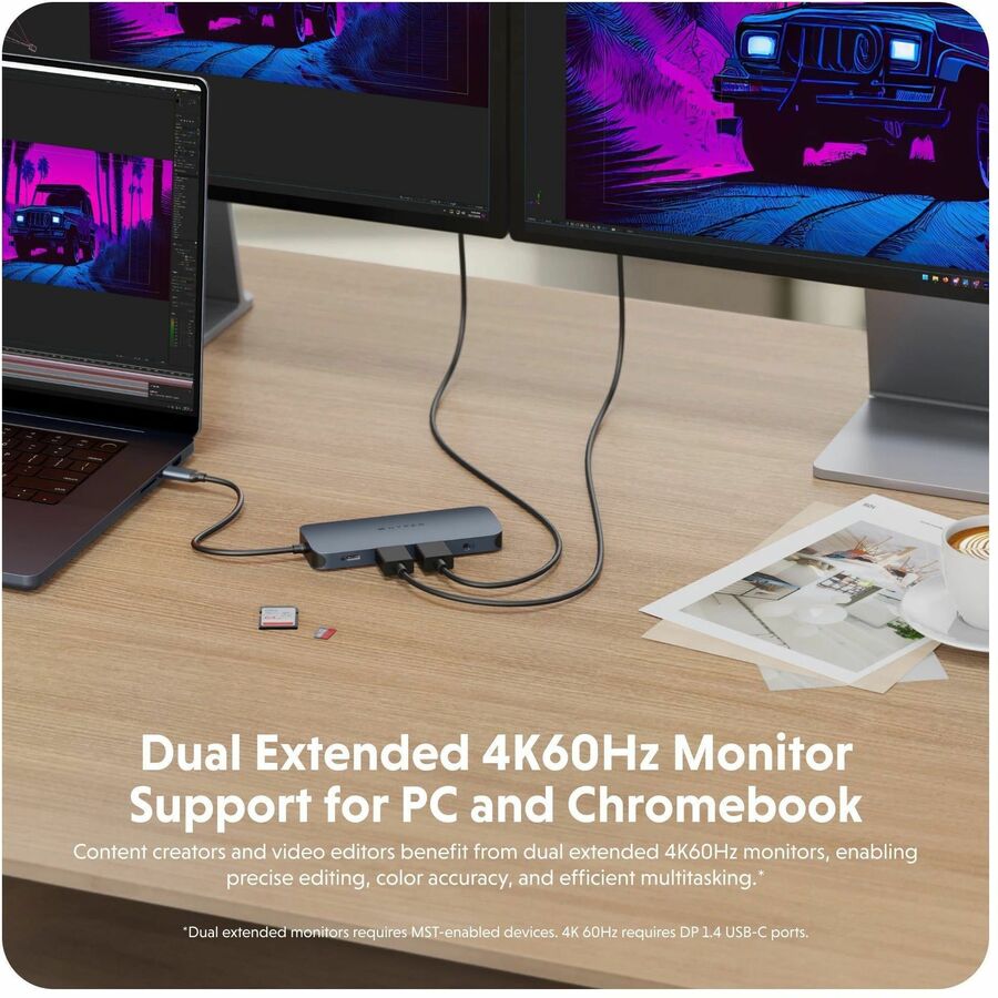 HyperDrive EcoSmart Gen2 Dual HDMI USB-C