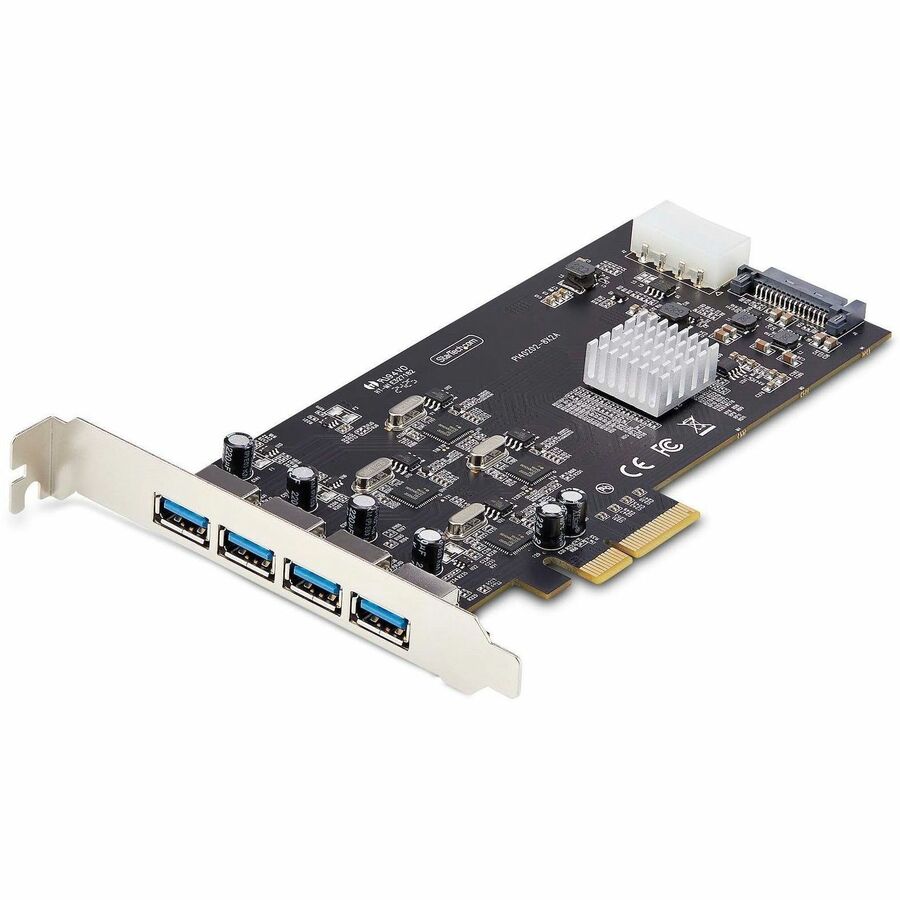 4-Port USB-A PCIe Card USB 3.2 5Gbps