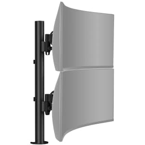 Dual Vert HD Post Mount H black