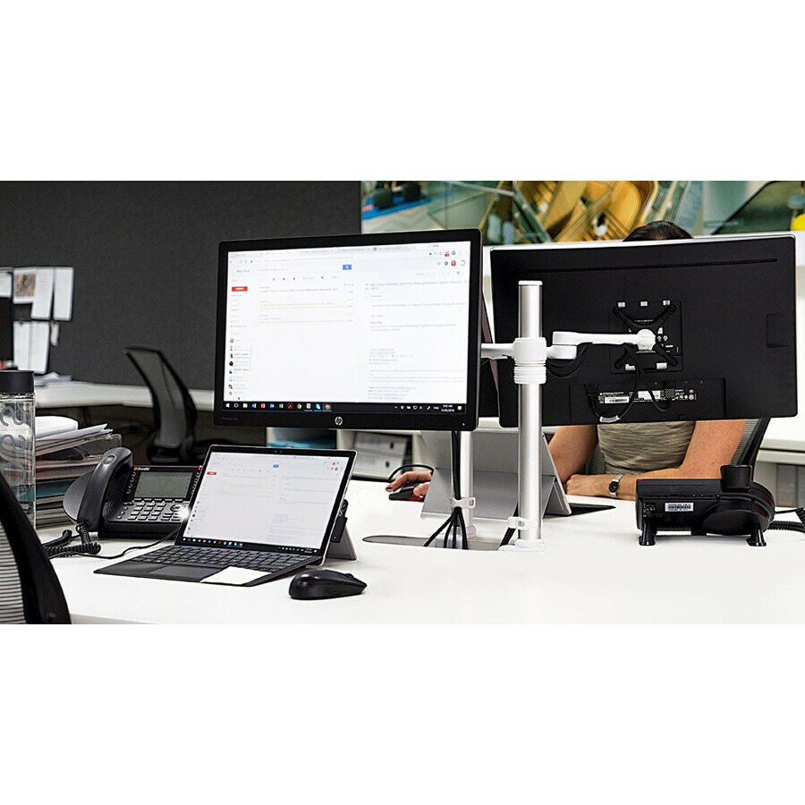 ATDEC DUAL DISPLAY MONITOR ARM BLACK