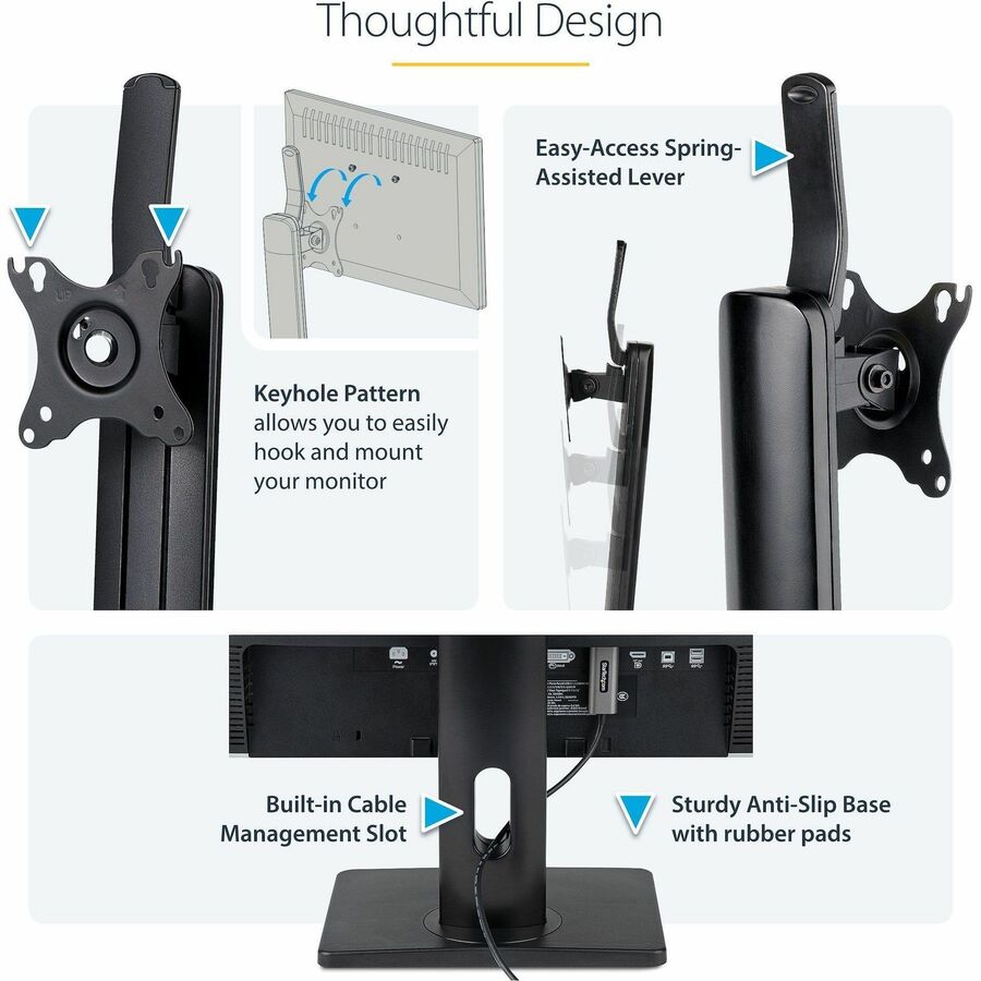 Free Standing Single Monitor Mount/Stand