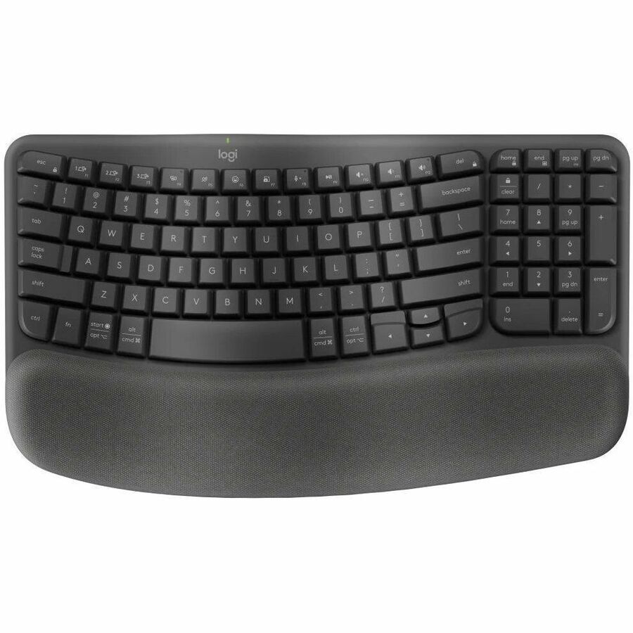 Logitech Ergo Series Wave Keys Wireless Ergonomic Keyboard (Graphite)