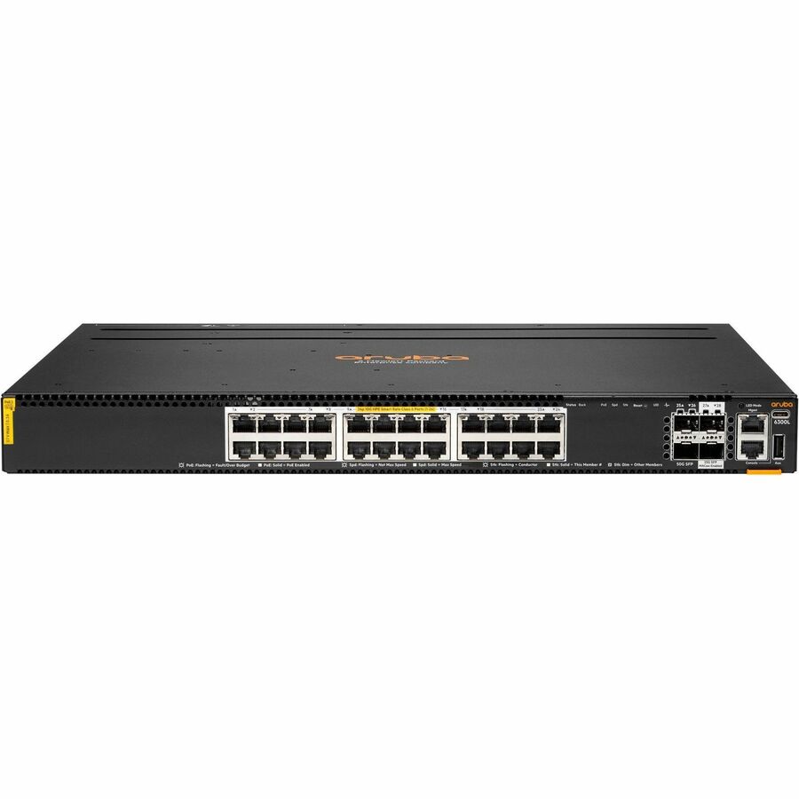 HPE ANW 6300L 24SRX CL6 2L 2Y L2 SW