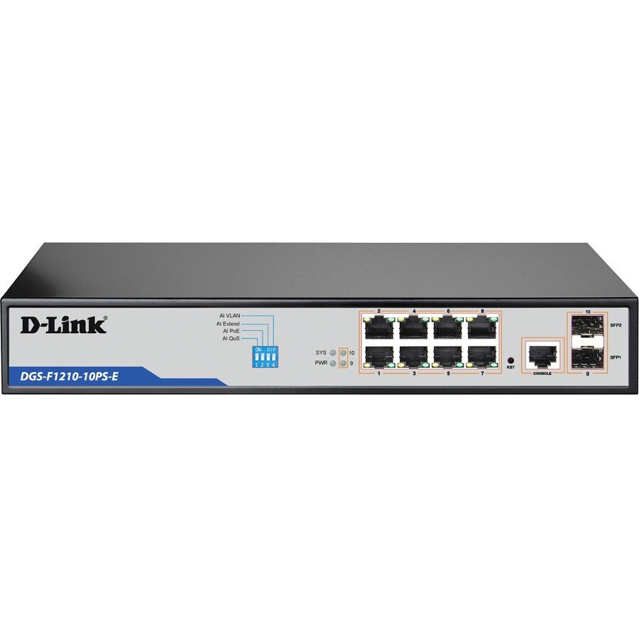 10-PORT GIGABIT WEBSMART POE+ SWITCH