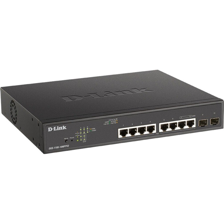 10-PORT GIGABIT SMART MANAGED POE++ SWIT