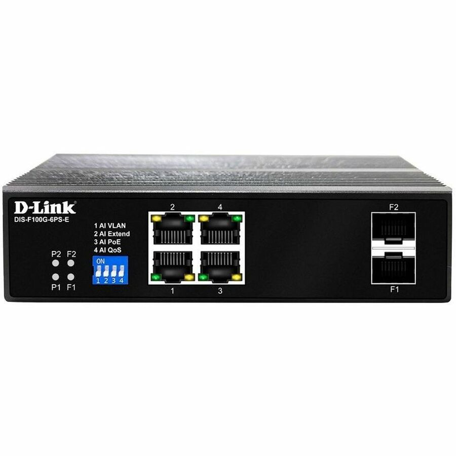 6-PORT GIGABIT INDUSTRIAL POE SWITCH WIT