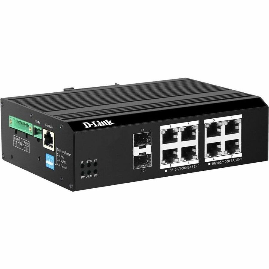 10-PORT GIGABIT INDUSTRIAL SMART MANAGED
