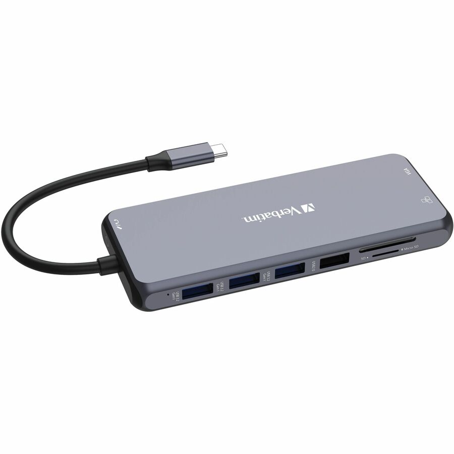 VERBATIM CMH-14 USB-C MULTIPORT HUB: 2 X