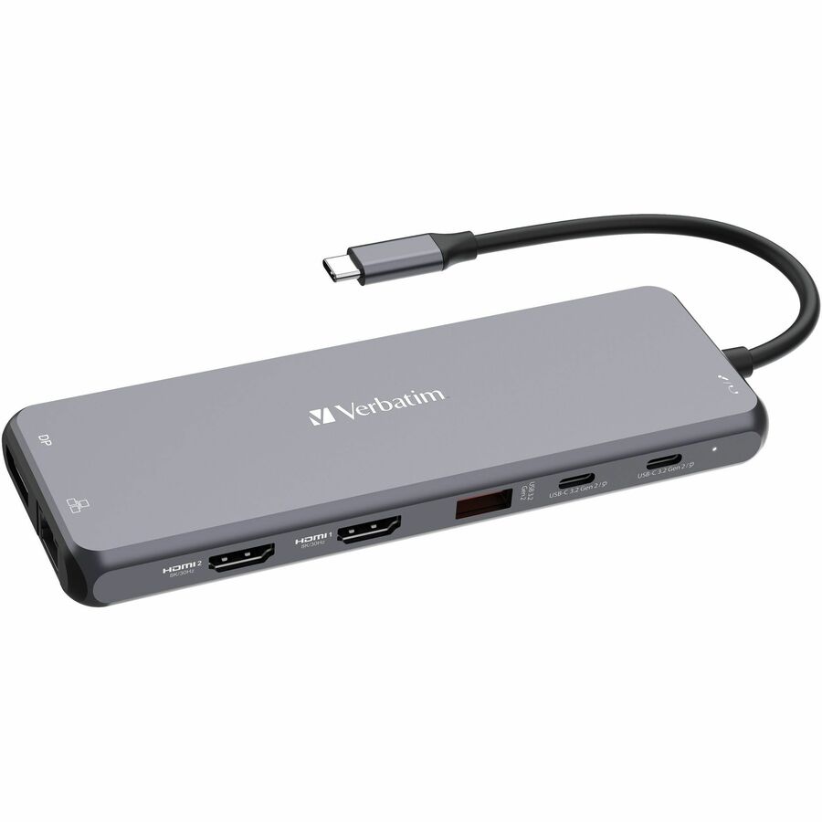 VERBATIM CMH-13 USB-C MULTIPORT HUB: 2 X