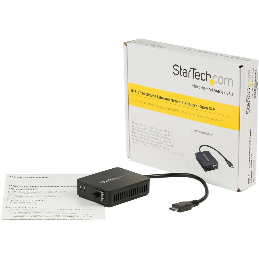 Fiber Optic Converter - USB C Open SFP