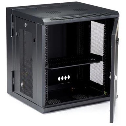 12U Wall Mount Rack Cabinet with Hinge
