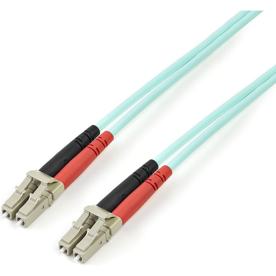 2m 10 Gb Aqua MM Fiber Patch Cable LC/LC