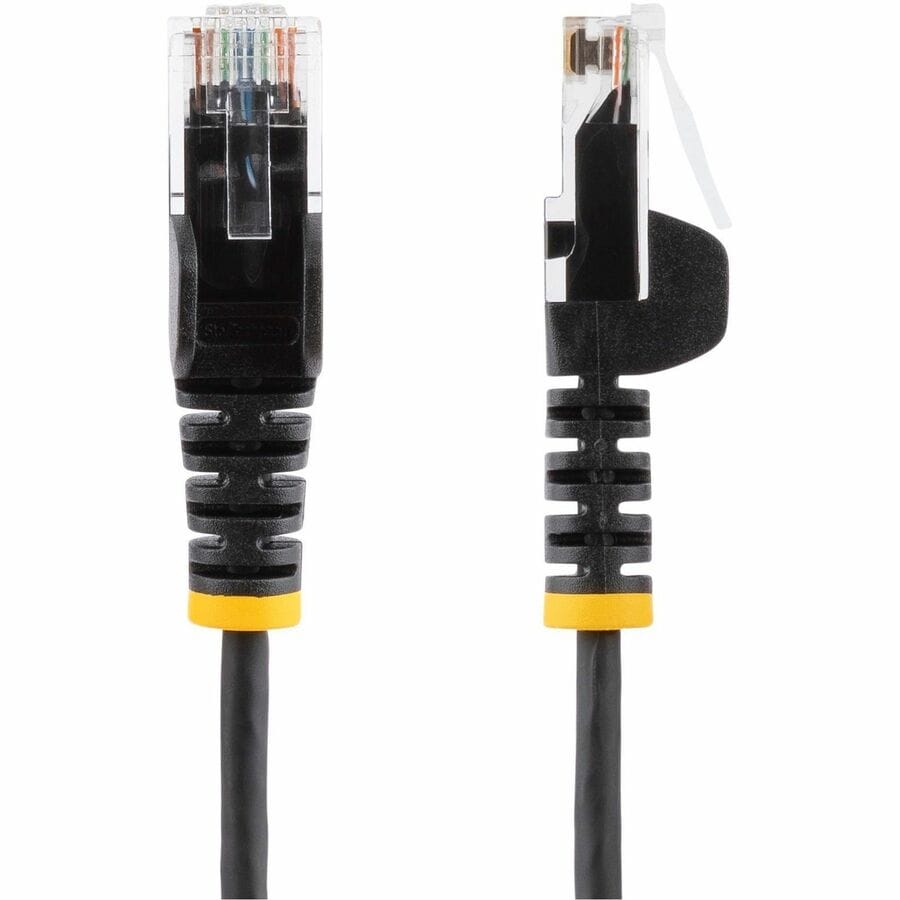 Cable - Black Slim CAT6 Patch Cord 1m