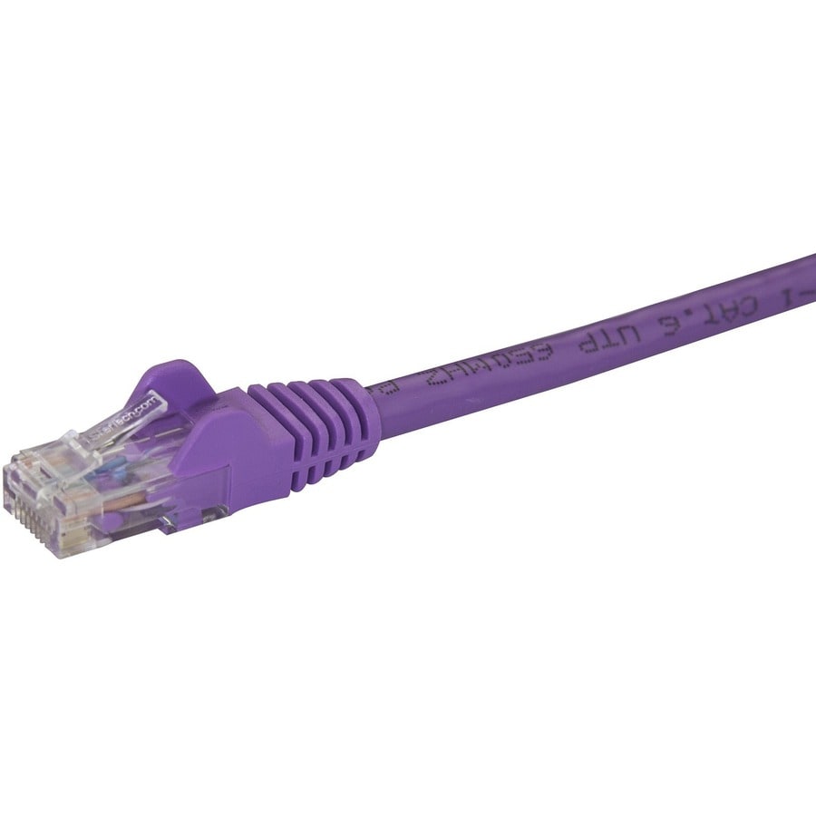 1m Purple Snagless Cat6 Patch Cable