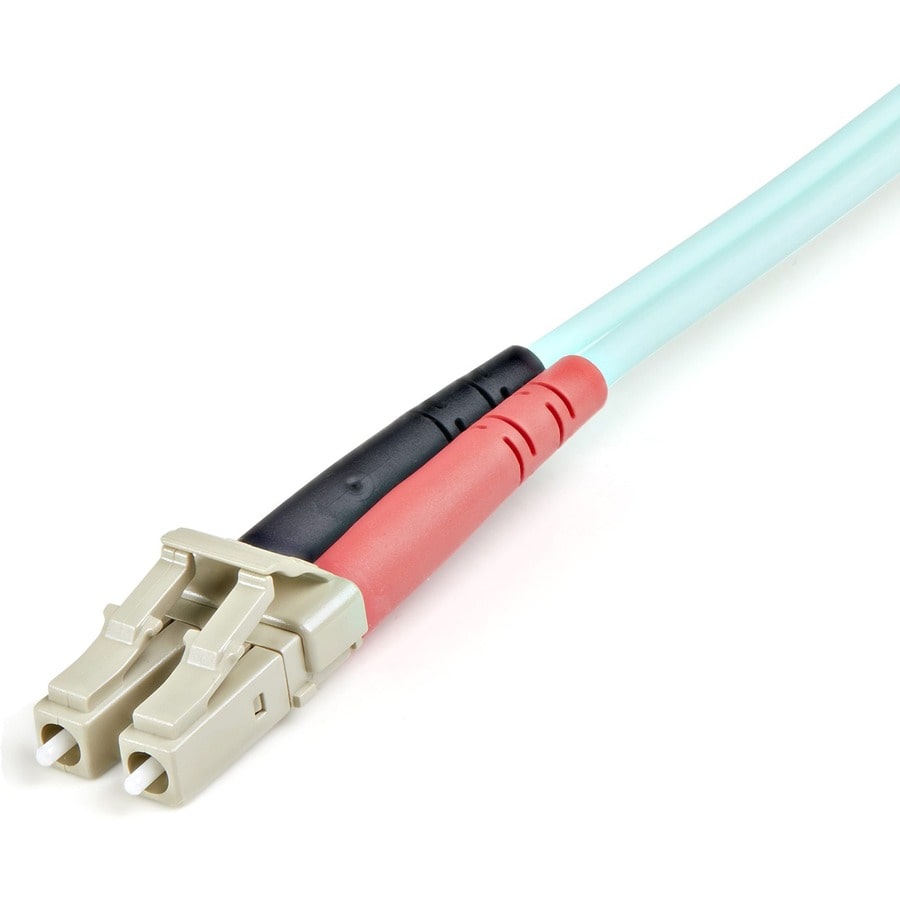 1m 10 Gb Aqua MM Fiber Patch Cable LC/LC