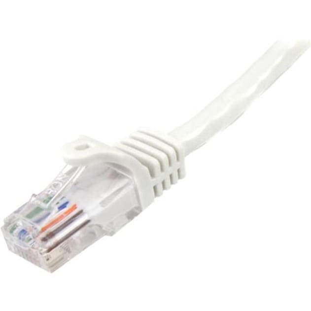 5m White Snagless Cat5e Patch Cable