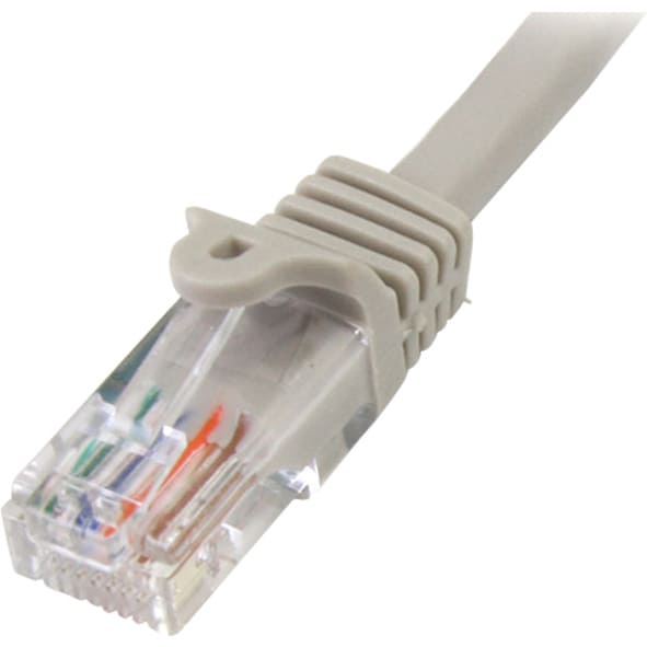 15m Gray Snagless Cat5e Patch Cable