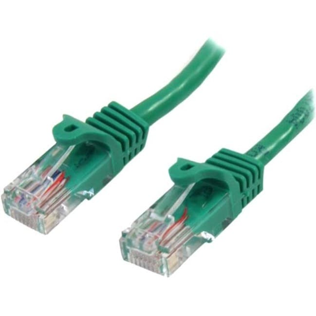 5m Green Snagless Cat5e Patch Cable