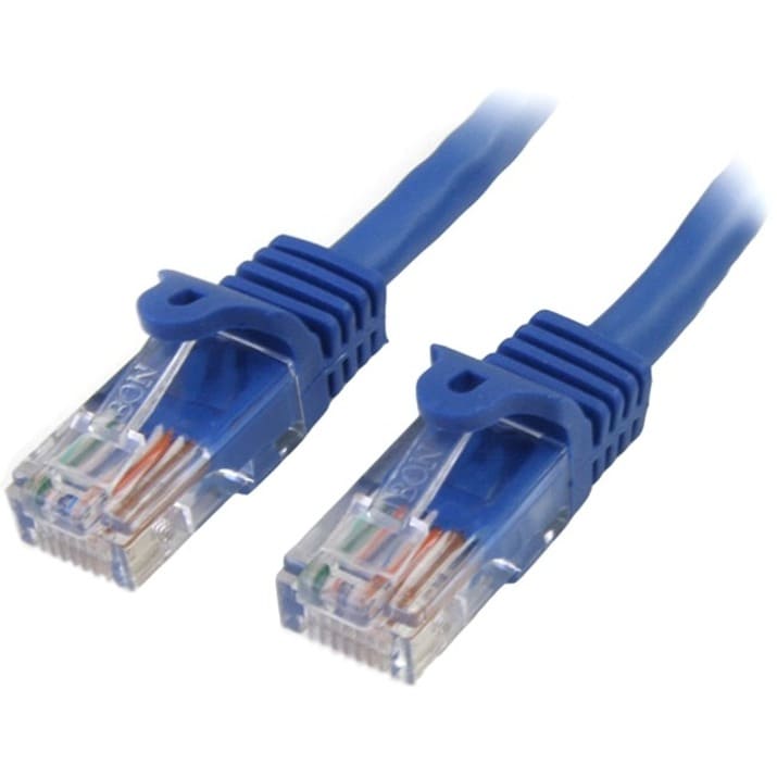 10m Blue Snagless Cat5e Patch Cable
